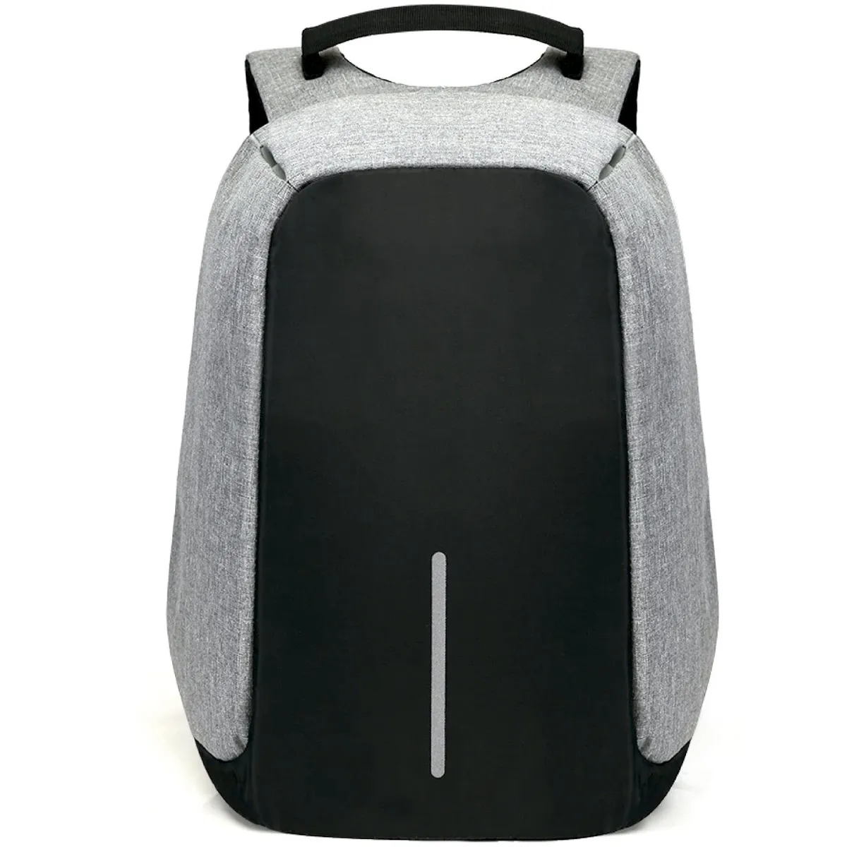 GENERICO - Mochila Antirrobo Impermeable Usb Color Gris - SC