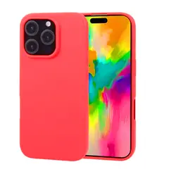 JOICO - Carcasa Para IPhone 16 Pro Max Goma Rojo