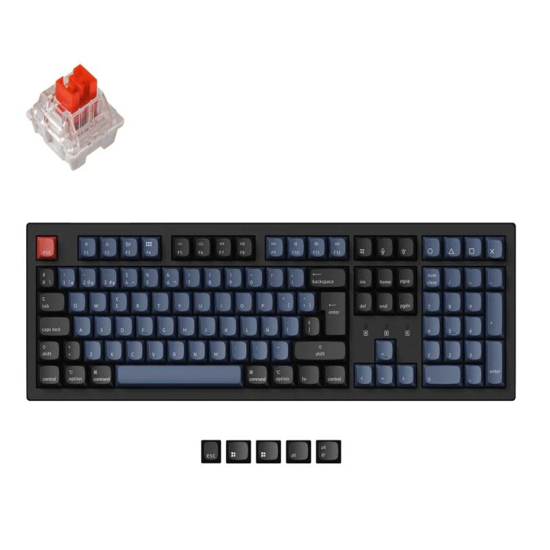 GENERICO - Keychron teclado K10 PRO español 100% layout  QMKVIA K10P-H1-ES