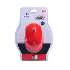 ULTRA - MOUSE OPTICO INALAMBRICO ROJO