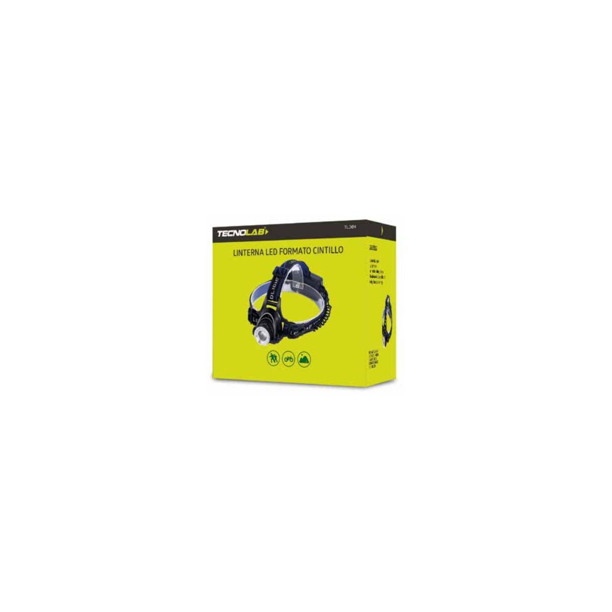 TECNOLAB - Linterna Cree T6 Led De Cabeza Recargable - SC