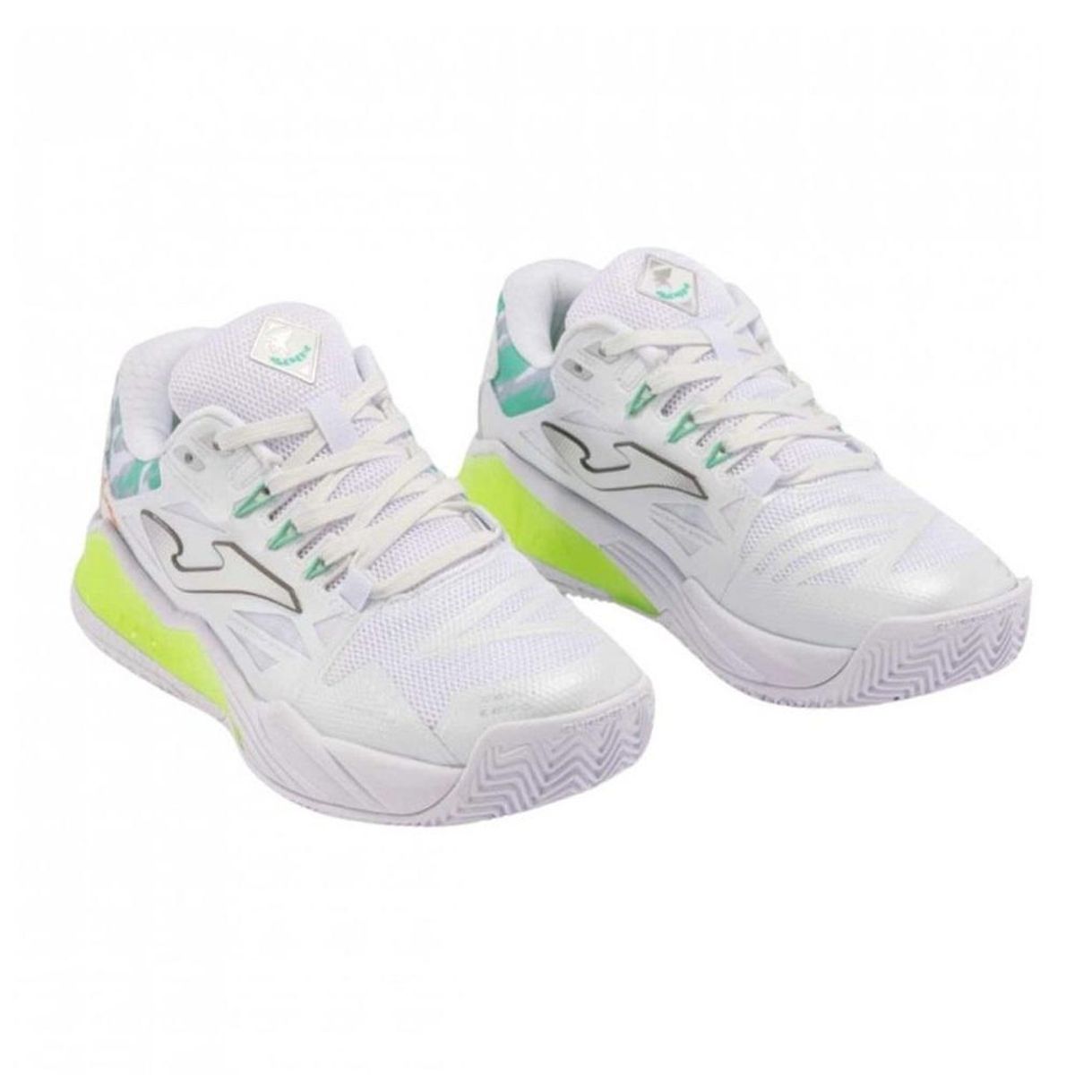 JOMA - Zapatilla Pádel Mujer Spin 24 Blanco Verde Joma