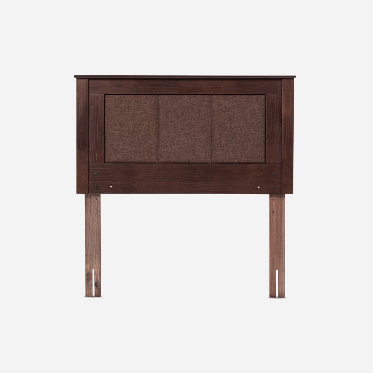 ROSEN - Cama Europea Pratta 1 Plaza Pata Madera+Respaldo Rachel Café