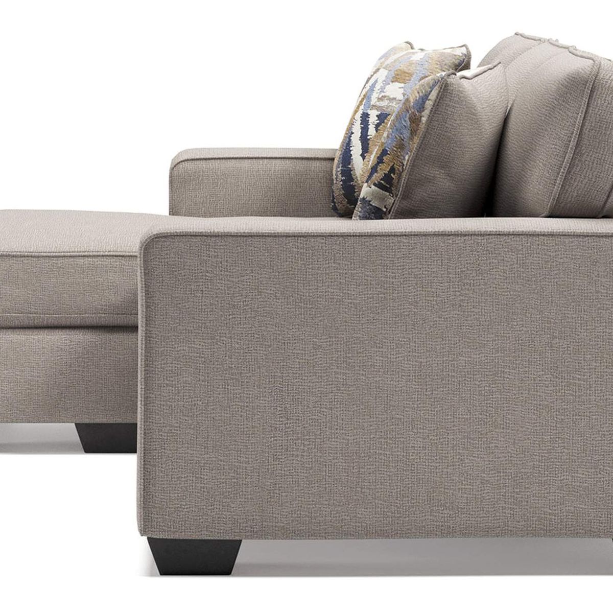 ASHLEY - Sofá chaise Greaves stone.