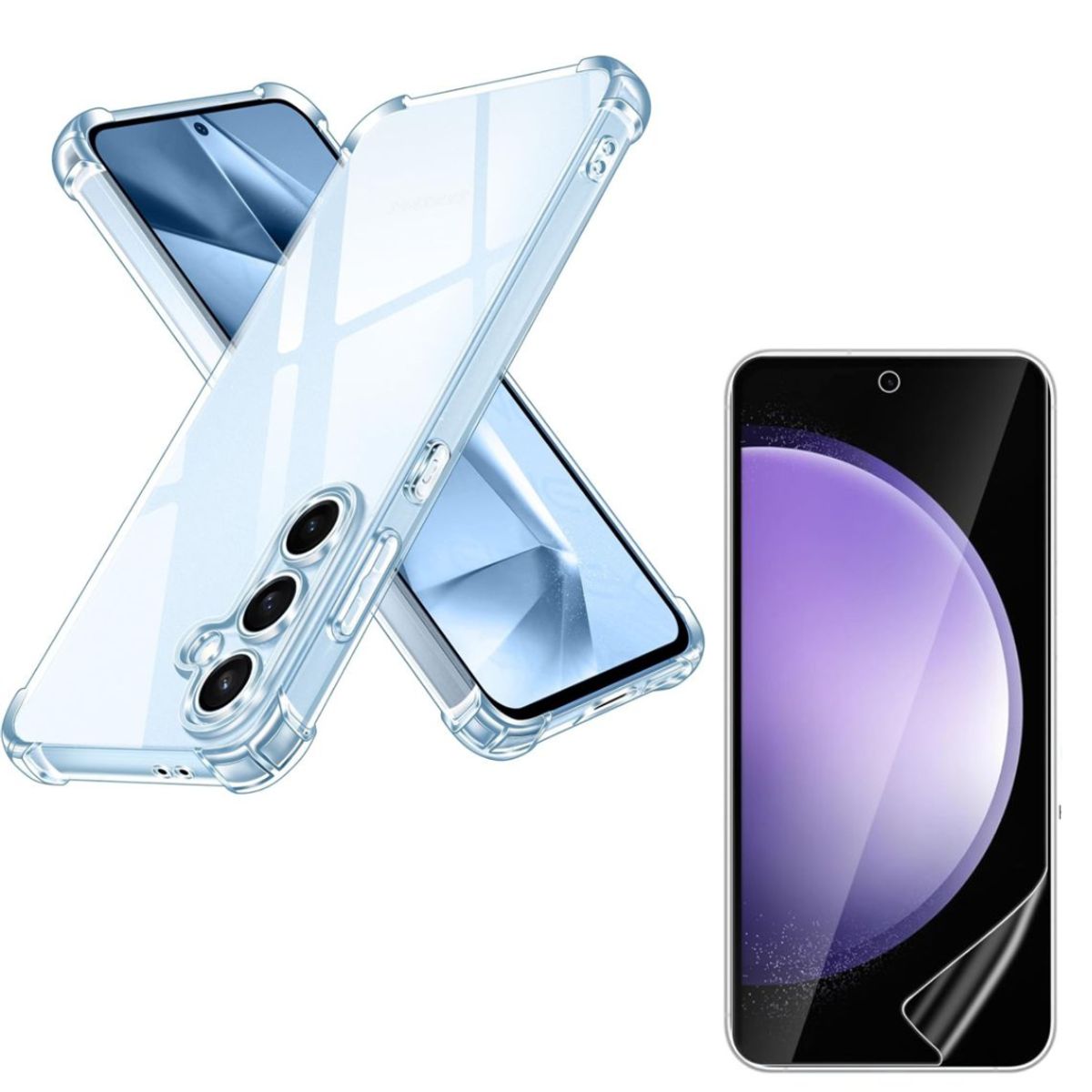 GENERICO - Carcasa Transparente Ref Para Samsung Galaxy S24 FE + Hidrogel