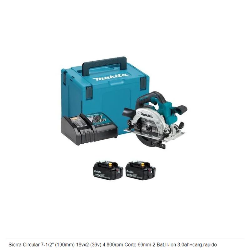MAKITA - SIERRA CIRCULAR INALAMBR712 36V DHS710RF2J