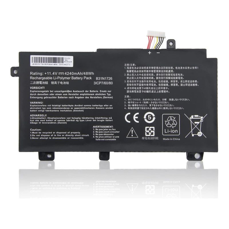 GENERICO - Batería b31n1726 Para Asus Tus Gaming F15 Fx506lh Series