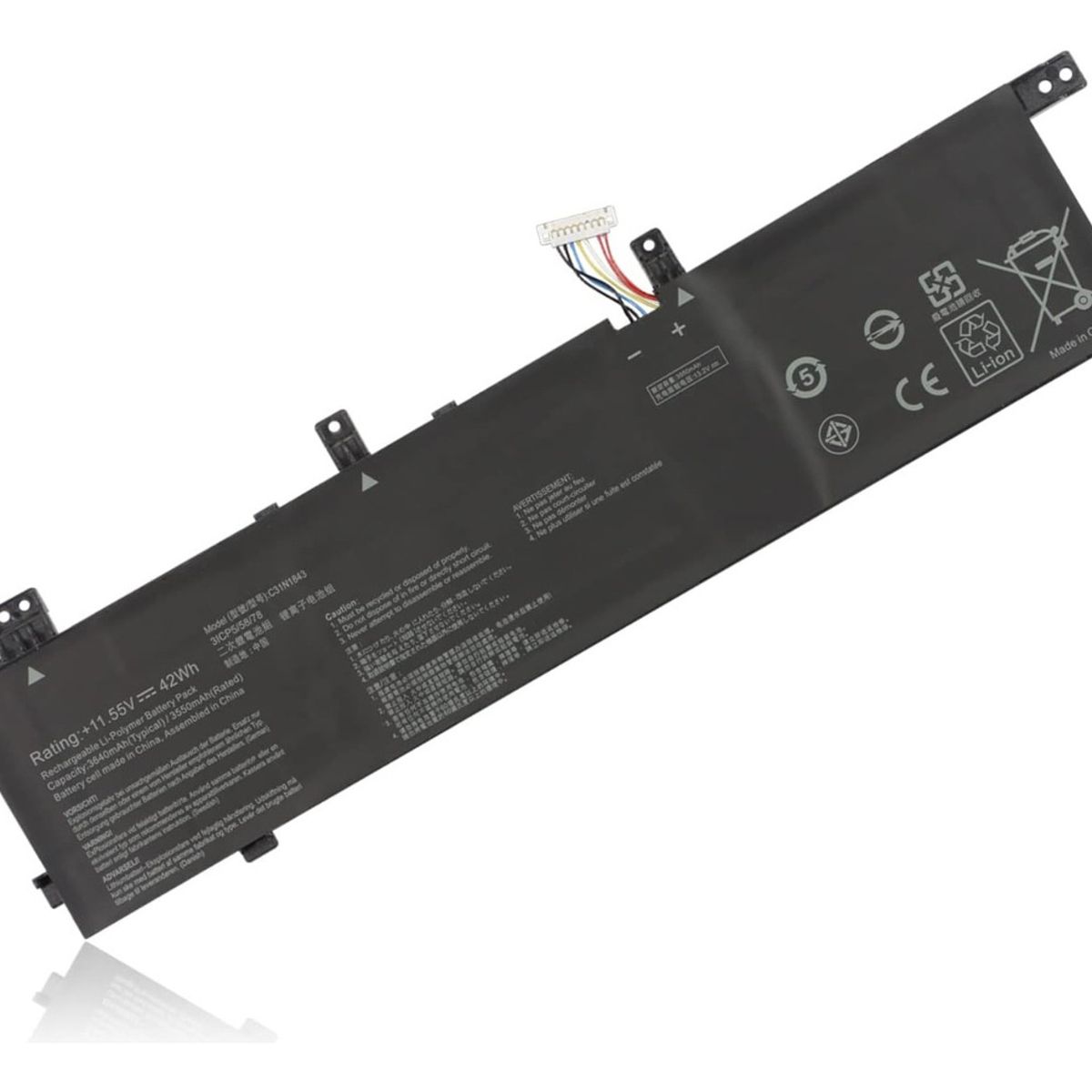 GENERICO - Batería Para Asus c31n1843 Vivobook S14 S15 S532fa S432fl