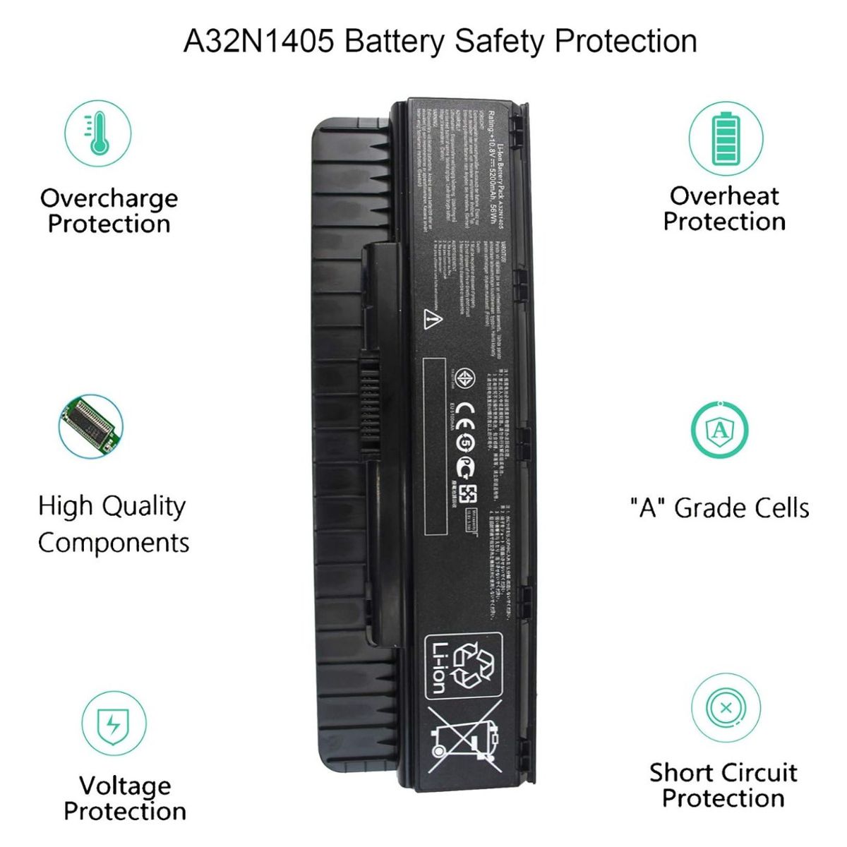 GENERICO - Bateria Para Asus a32n1405 G551 G551j G551jk G551jm G771