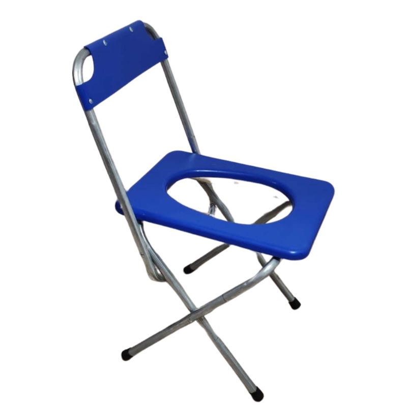 GENERICO - Baño Portatil Camping Silla Plegable Azul