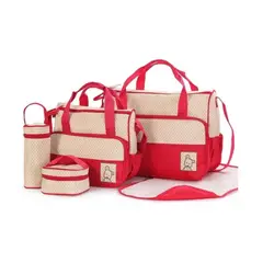 GENERICO - Bolso Maternal 5 Piezas Mudador