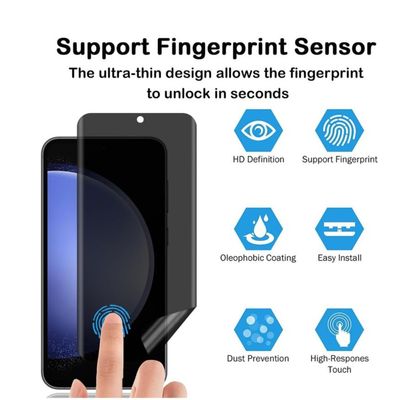 Imagen 2 del producto Lamina Hidrogel Anti Espía Para Samsung Galaxy S24 FE