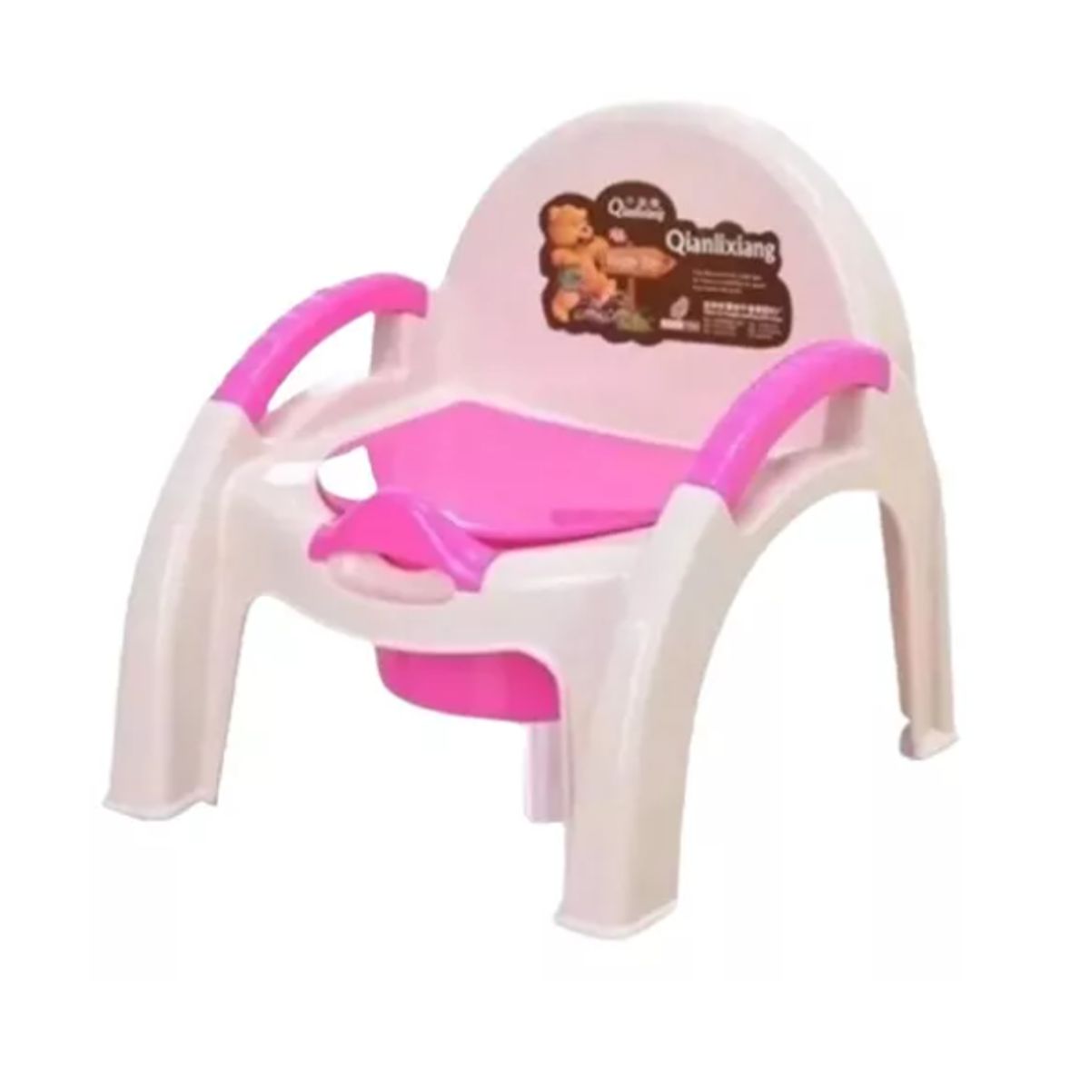 GENERICO - Pelela Bacinica Silla Portatil Infantil Con Espaldar PINK