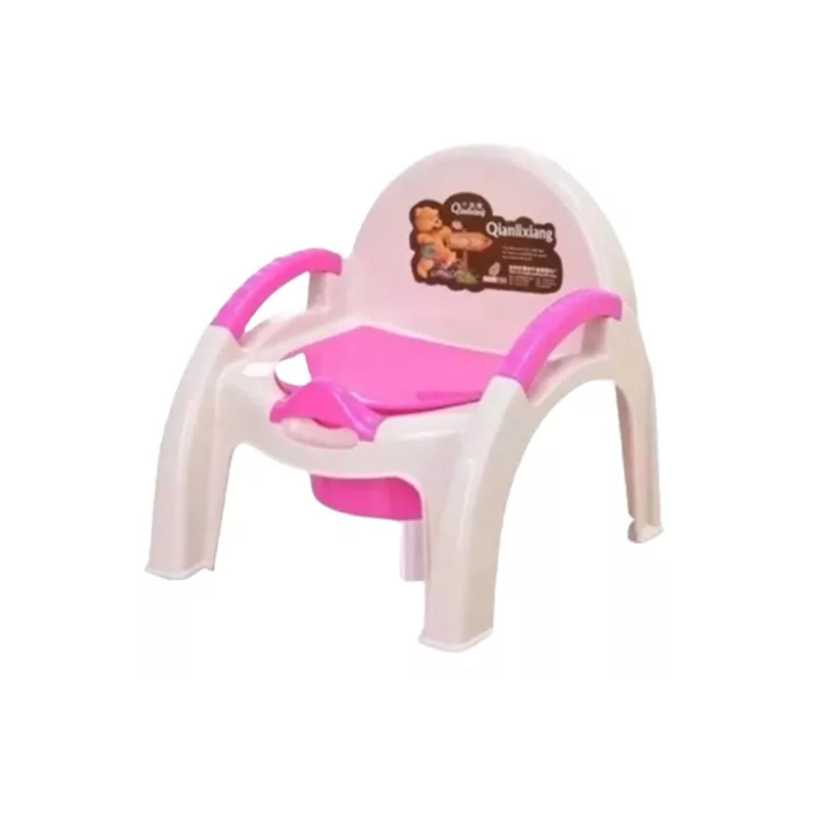 GENERICO - Pelela Bacinica Silla Portatil Infantil Con Espaldar PINK