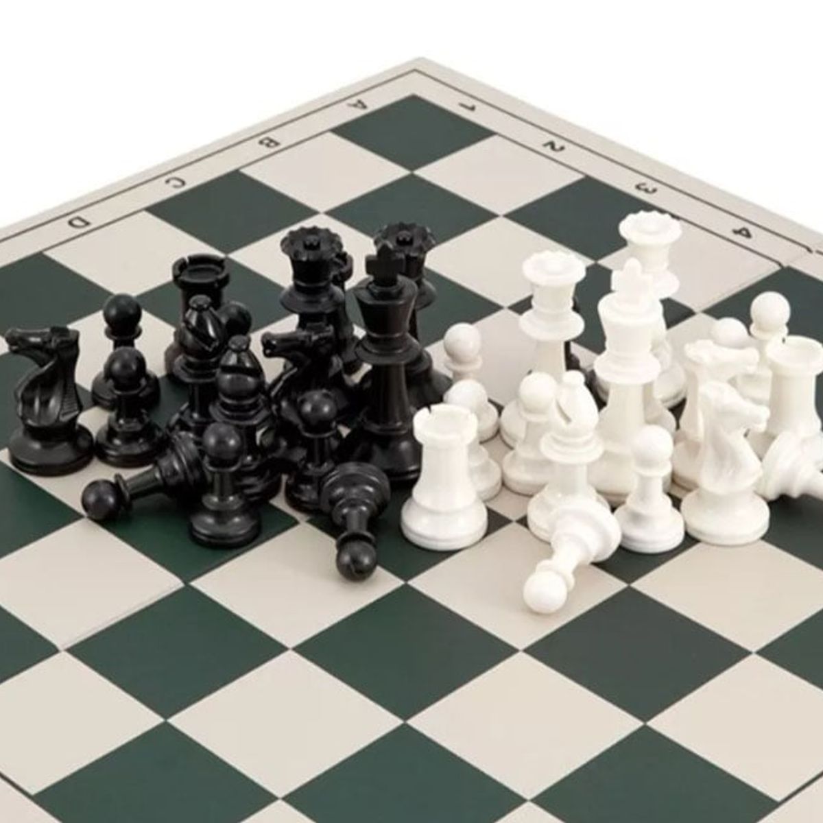 GENERICO - Tablero de Ajedrez con tubo transportador - Ajedrez portátil