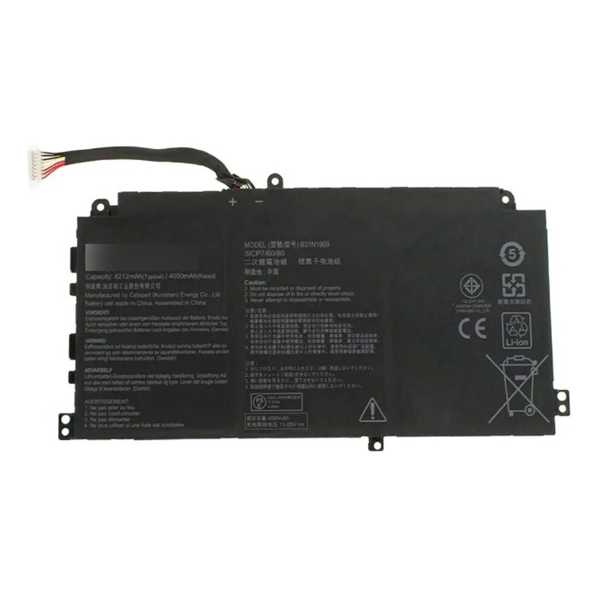 GENERICO - Batería b31n1909 Para Asus Expertbook P2 P2451fb P2451fa