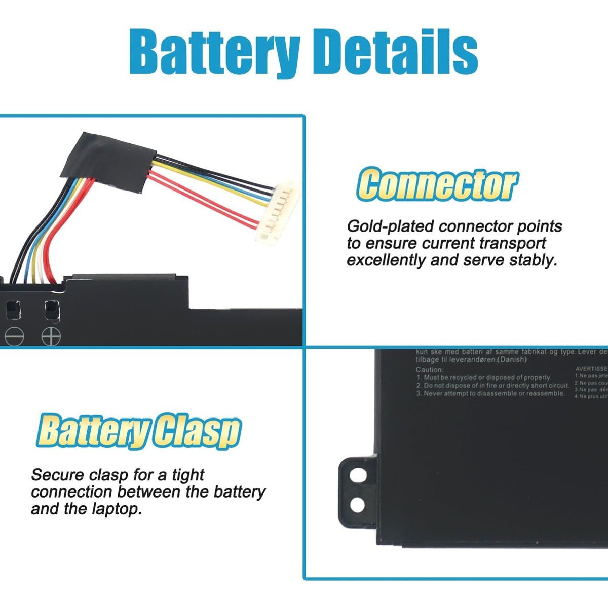 GENERICO - Batería C31n1912 B31n1912 Para Asus Vivobook 14 E410 Series