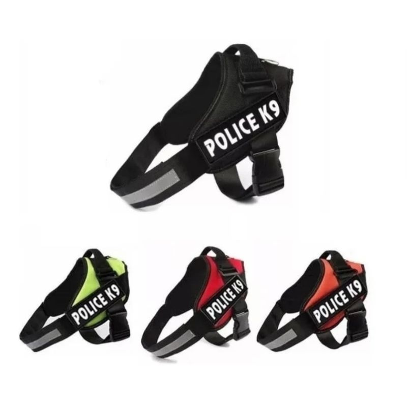 GENERICO - Arnés para perro K9 Police color Negro