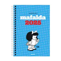 TOP10BOOKS - AGENDA MAFALDA 2025 ANILLADA MODULOS TURQUESA / GRANICA / QUINO