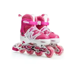 GENERICO - Patines Lineales Ruedas Mas Protección Para Niñas Talla M