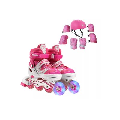 Imagen 2 del producto Patines Lineales Ruedas Mas Protección Para Niñas Talla M