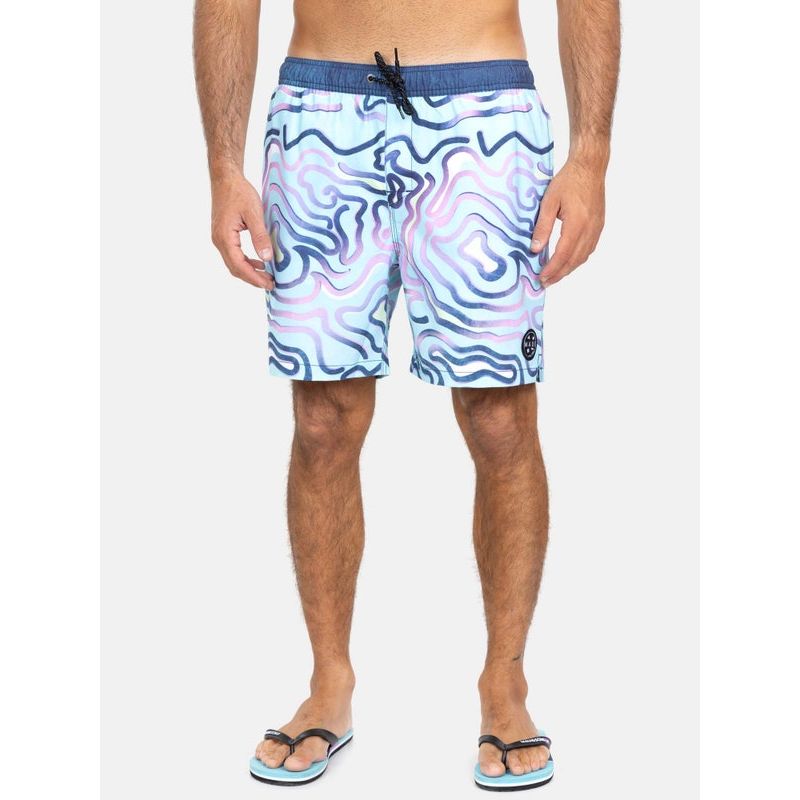 MAUI AND SONS - Traje De Baño Reef Explorer Celeste Hombre Maui And Sons - Azul