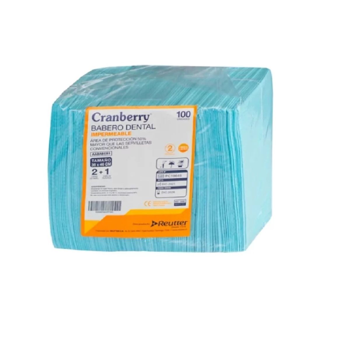 CRAMBERRY - Babero Dental Impermeable Cranberry Campo De Trabajo 100 Uni