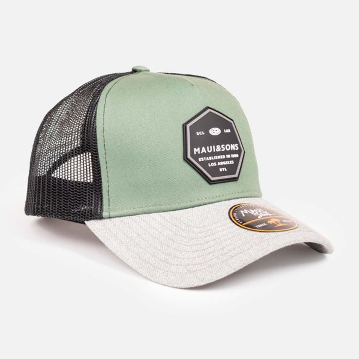 MAUI AND SONS - Jockey Mesh Hexa Trucker Verde Hombre Maui And Sons - Verde
