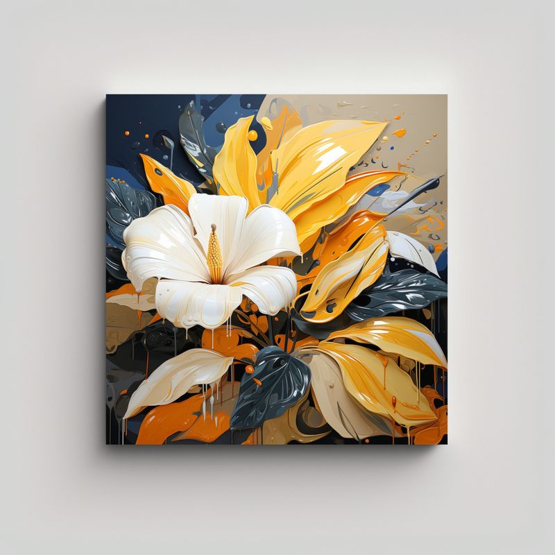 GENERICO - Pinturas Modernas De Intensidad Con Hojas De 60x60 Cm