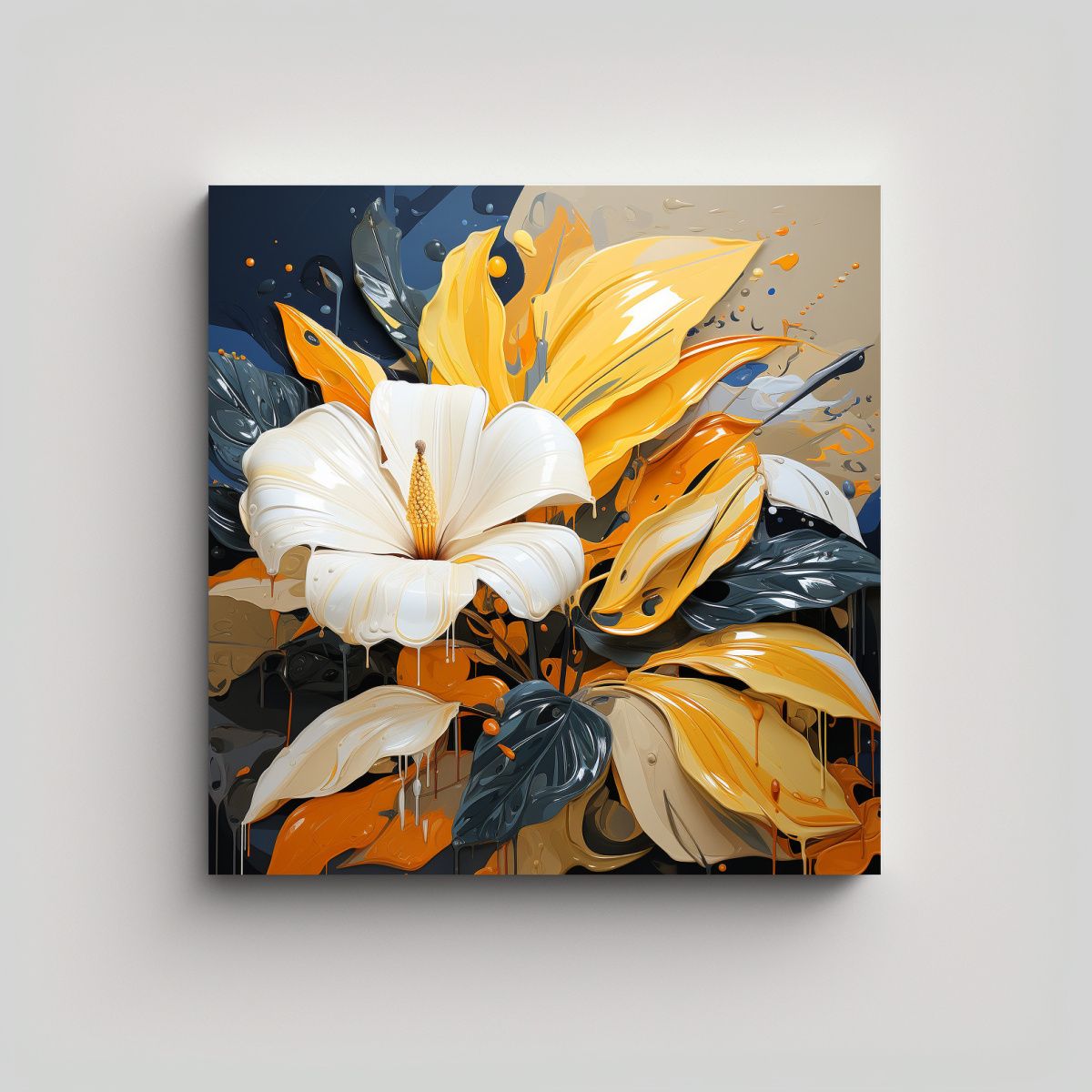 GENERICO - Pinturas Modernas De Intensidad Con Hojas De 50x50 Cm