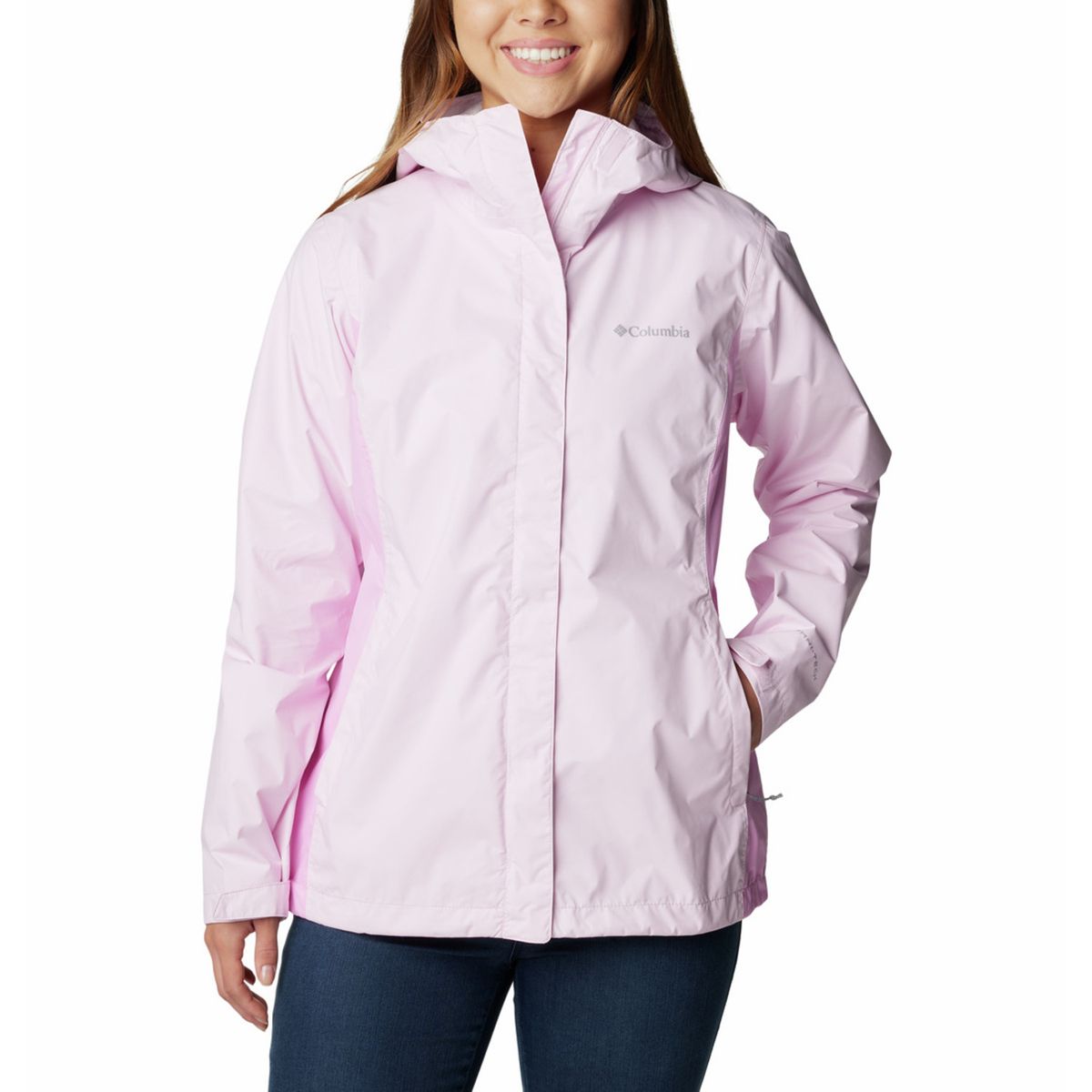 COLUMBIA - Cortaviento impermeable Mujer Arcadia II Rosa COLUMBIA