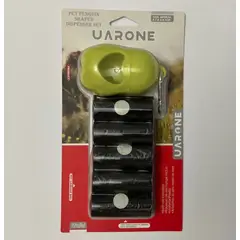 GENERICO - Dispensador con bolsas para excremento de mascotas 5 rollos.