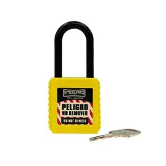 STEELPRO - Candado Dieléctrico Amarillo