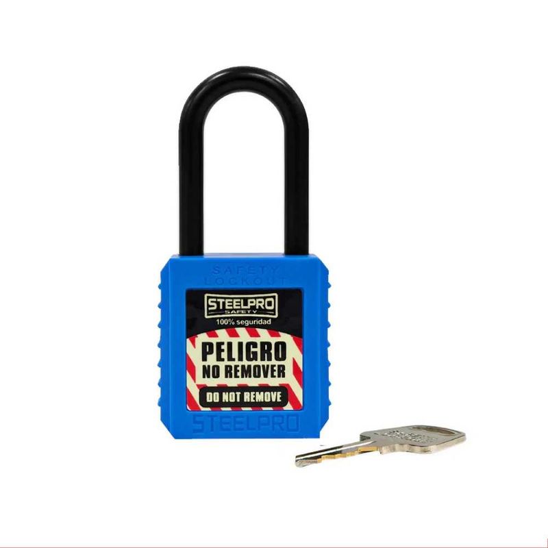 STEELPRO - Candado Steelpro Dieléctrico Azul
