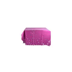 GENERICO - Mantel Fucsia Tornasol Con Estrellas 137cmx274cm