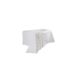 GENERICO - Mantel Gris Tornasol Con Estrellas 137x274cm