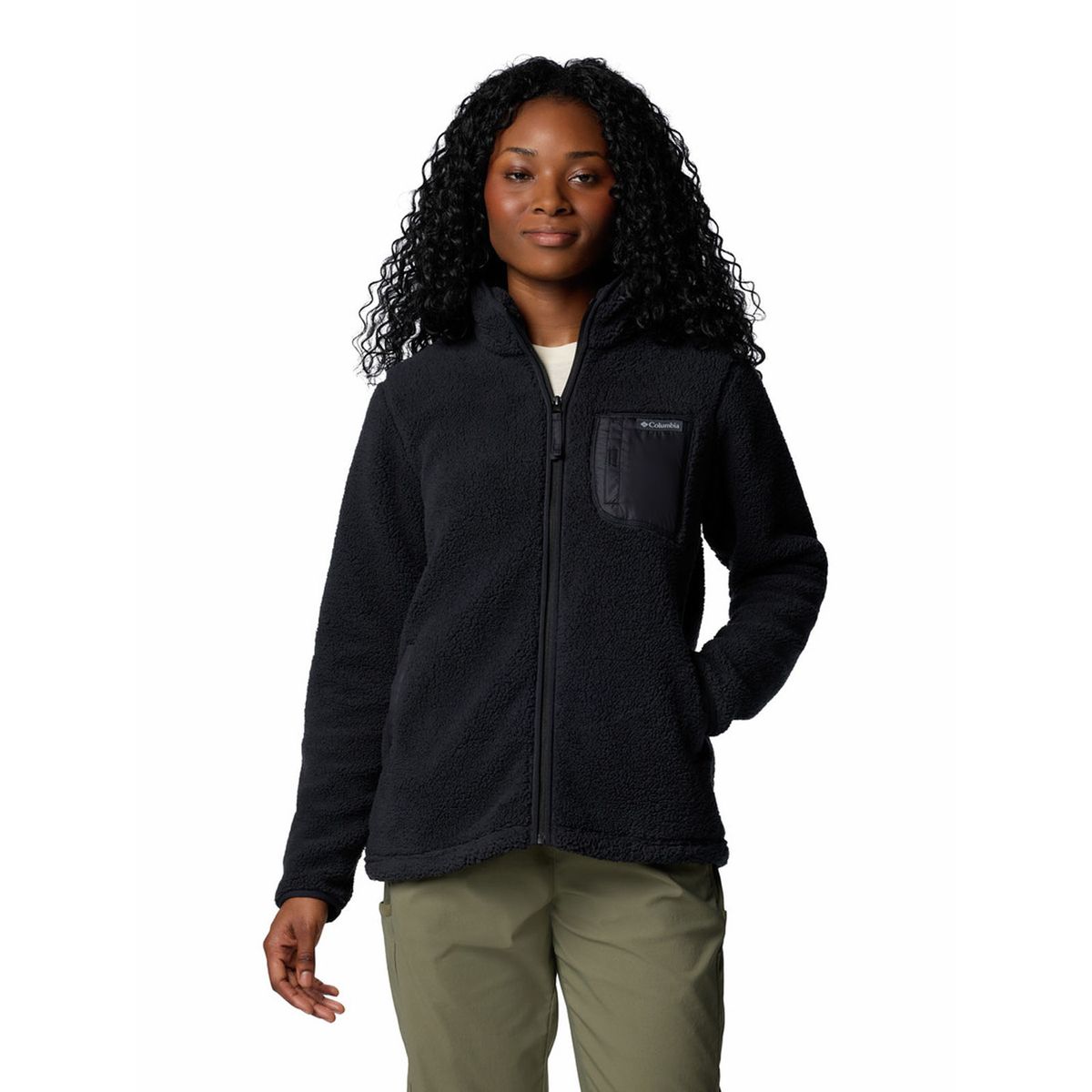 COLUMBIA - Polar Mujer West Bend Full Zip Negro COLUMBIA