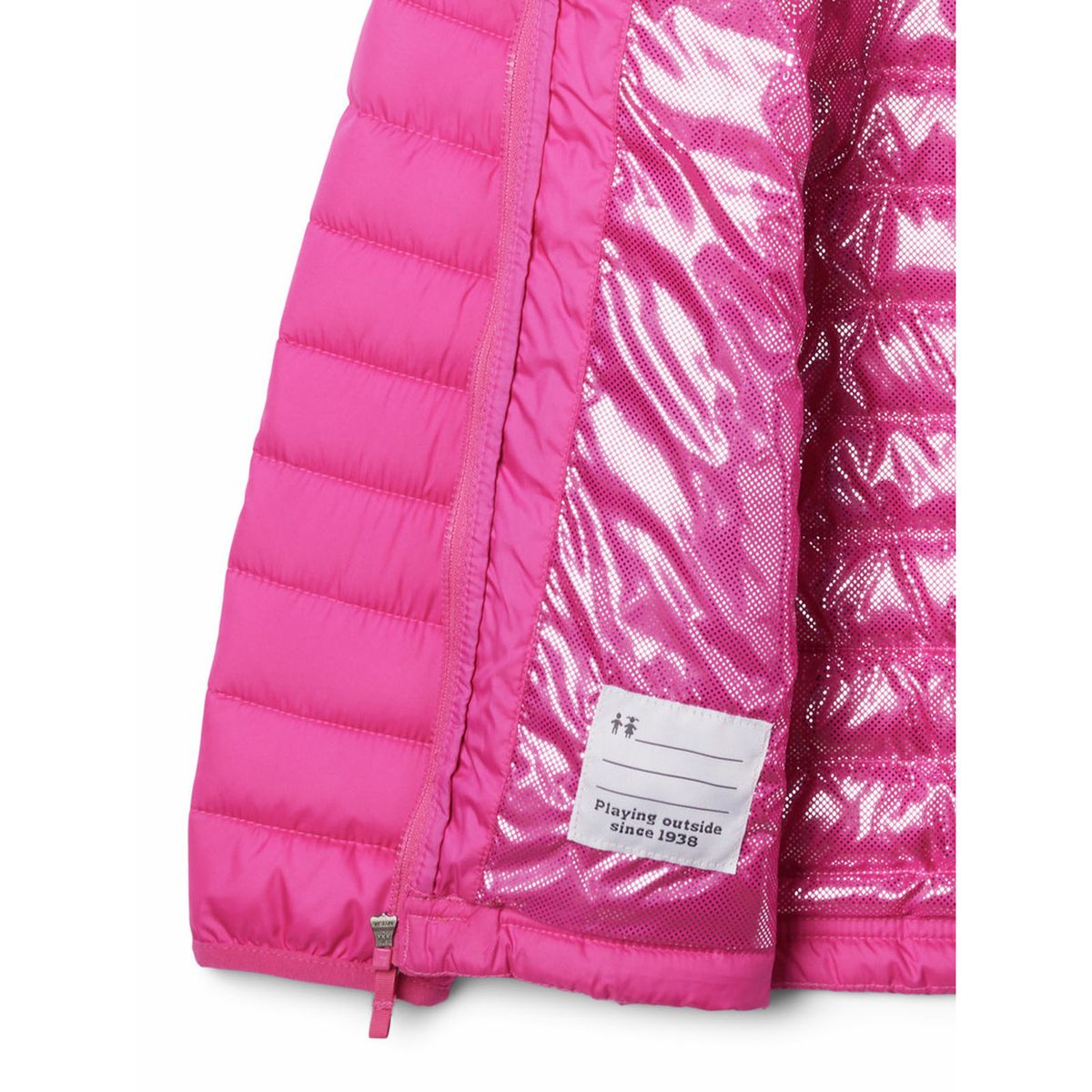 COLUMBIA - Parka Niña Powder Lite Ii Hooded Rosado COLUMBIA