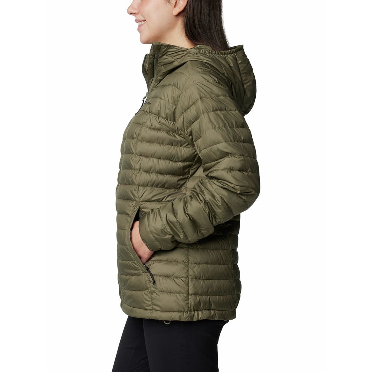 COLUMBIA - Parka Mujer Silver Falls Ii Hooded Verde COLUMBIA
