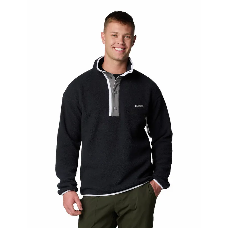 COLUMBIA - Polar Hombre Helvetia Half Snap Negro COLUMBIA