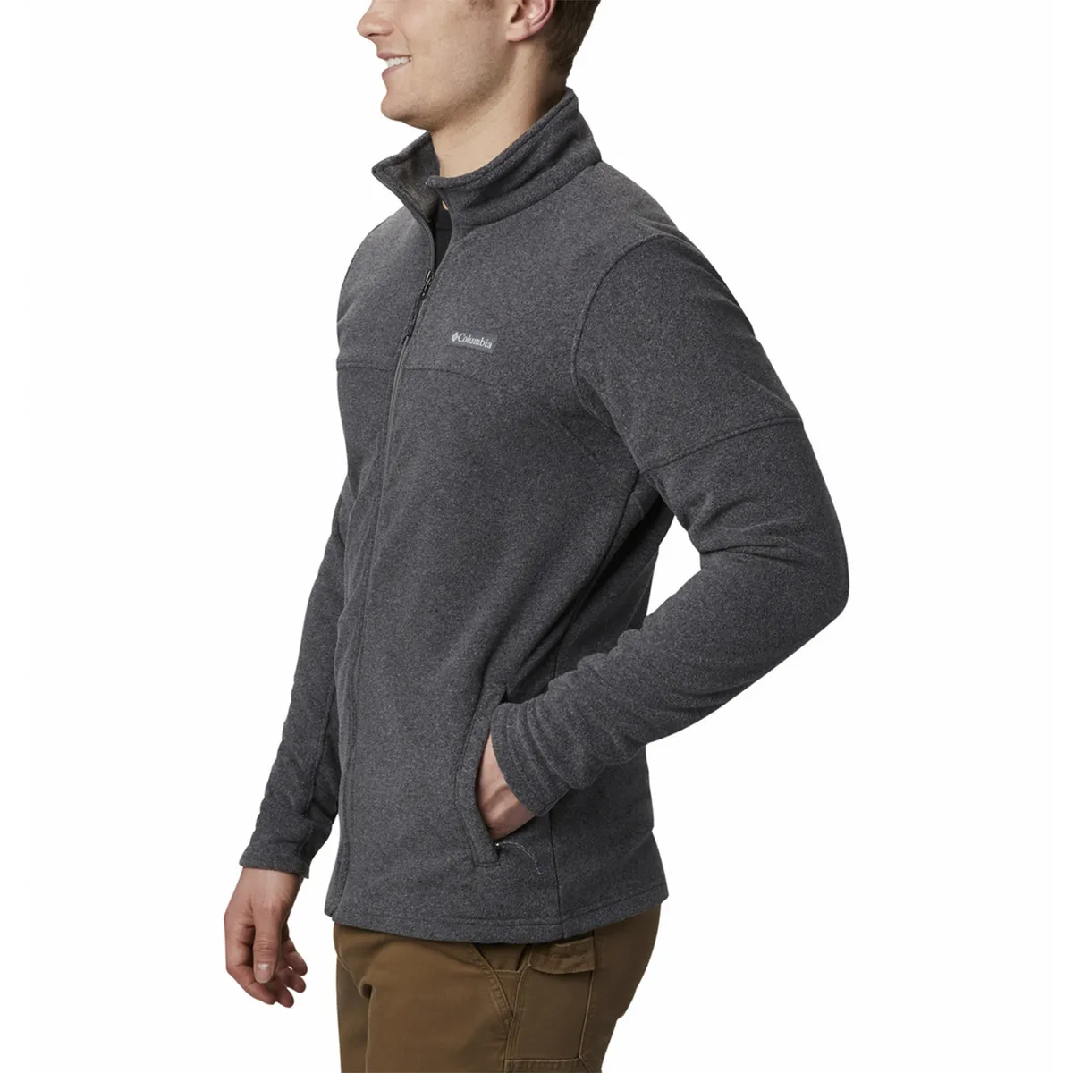 COLUMBIA - Polar Hombre Basin Trail Full Zip Gris COLUMBIA