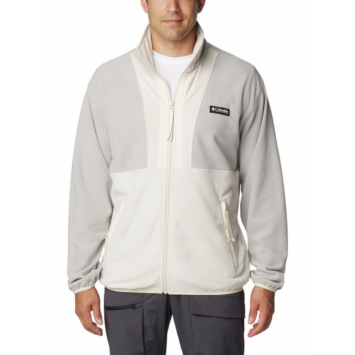 COLUMBIA - Polar Hombre Back Bowl Fleece Lightweight Gris COLUMBIA