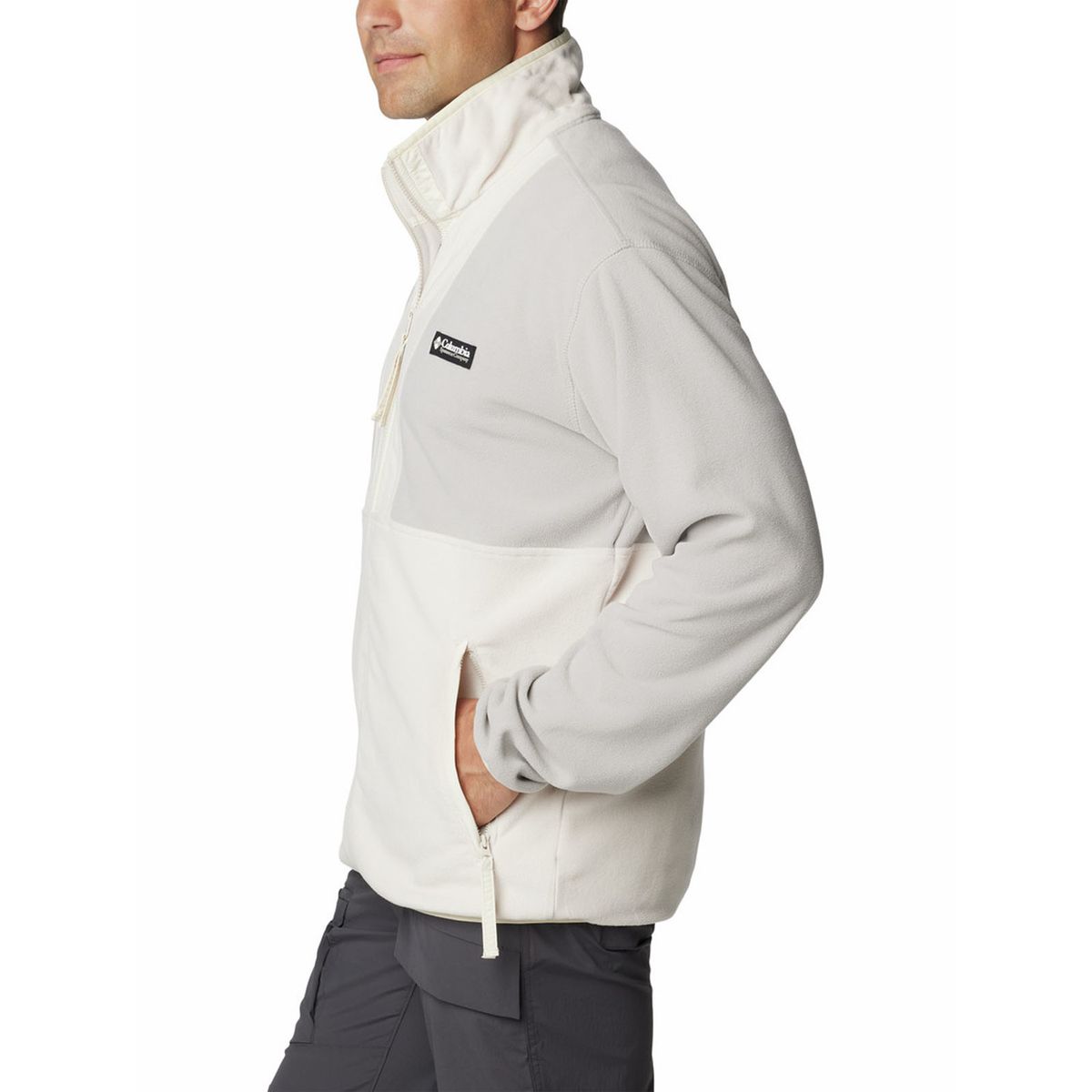 COLUMBIA - Polar Hombre Back Bowl Fleece Lightweight Gris COLUMBIA