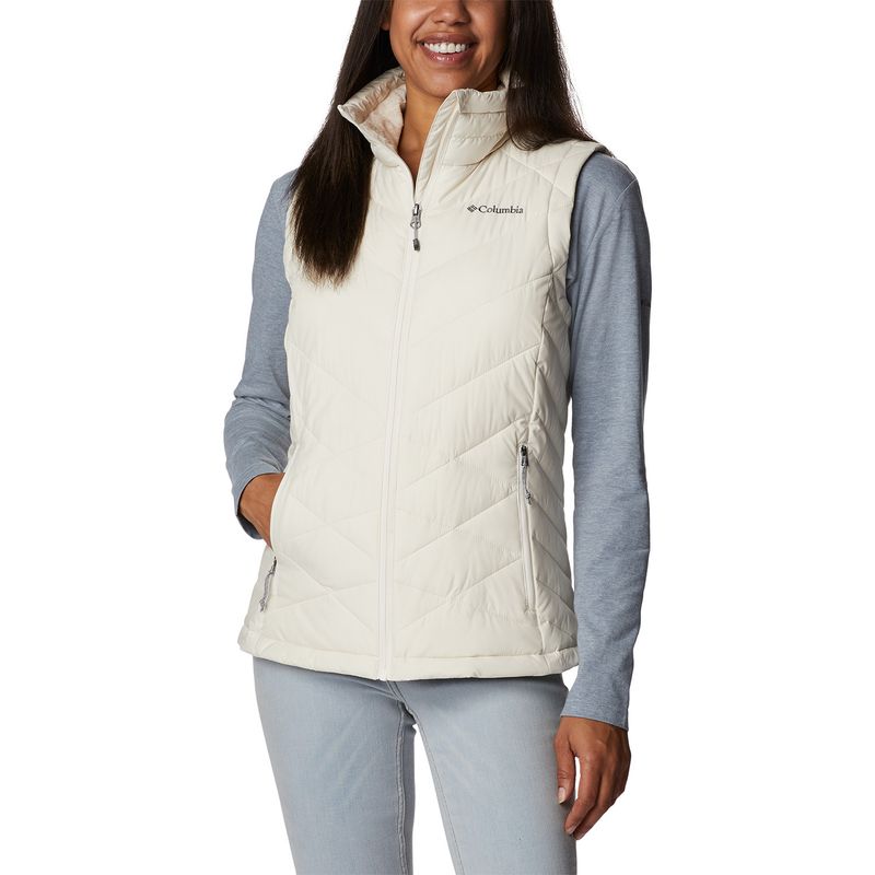 COLUMBIA - Parka Sin Mangas Mujer Heavenly Vest Blanco COLUMBIA