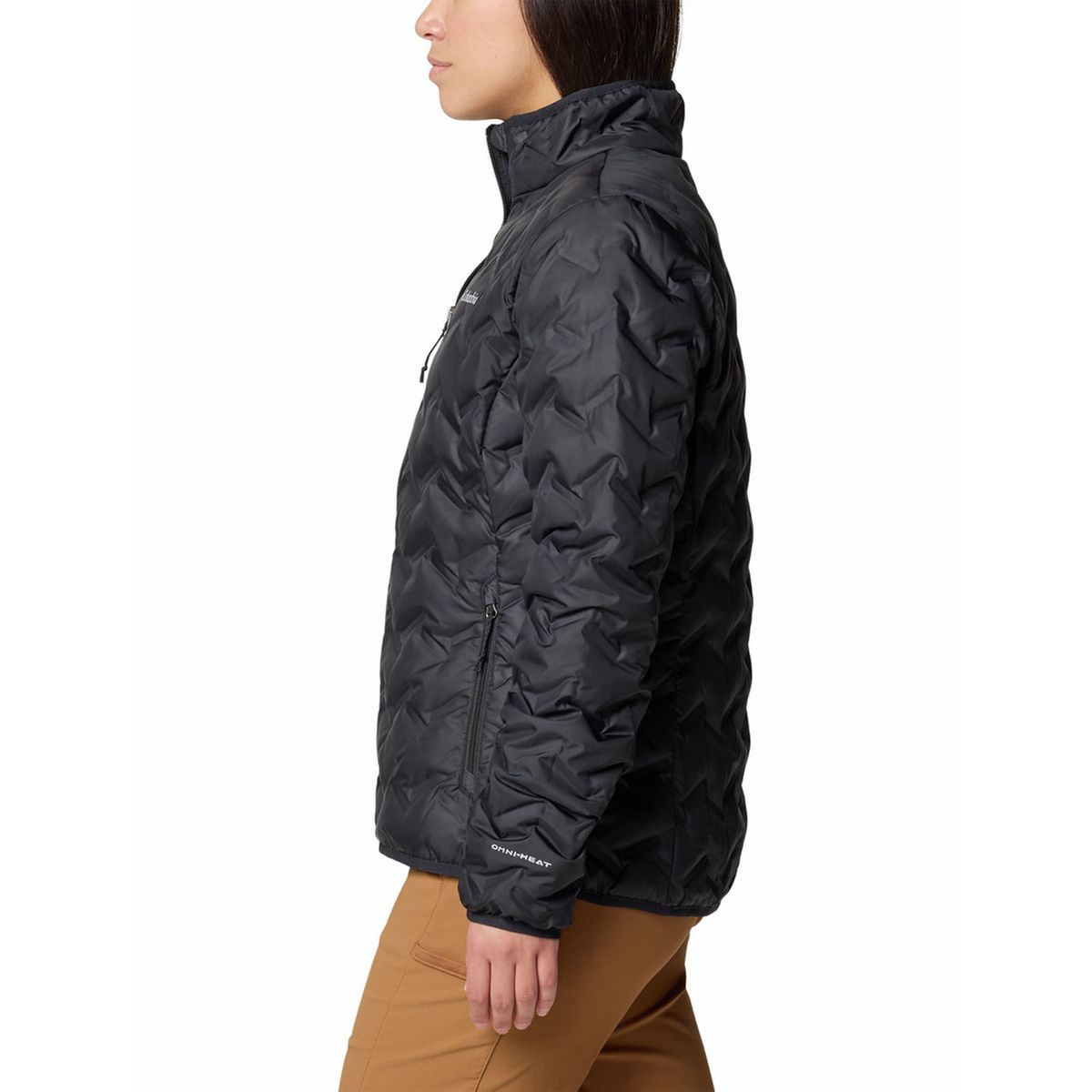 COLUMBIA - Parka Mujer Delta Ridge Ii Negro COLUMBIA