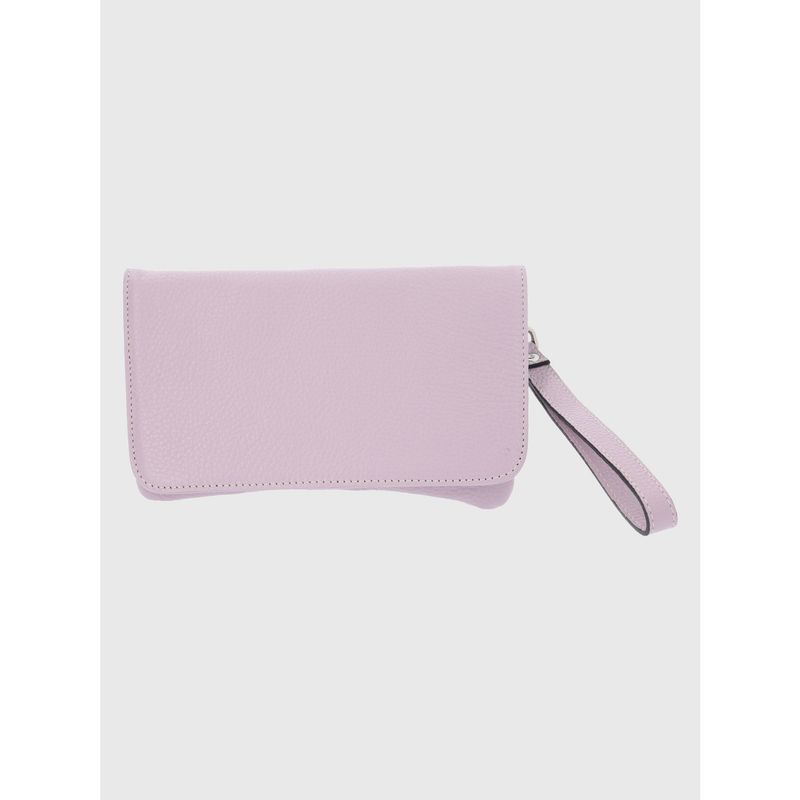 HUSH PUPPIES - Cartera Italiana Cuero Bianca Cross Morado HUSH PUPPIES