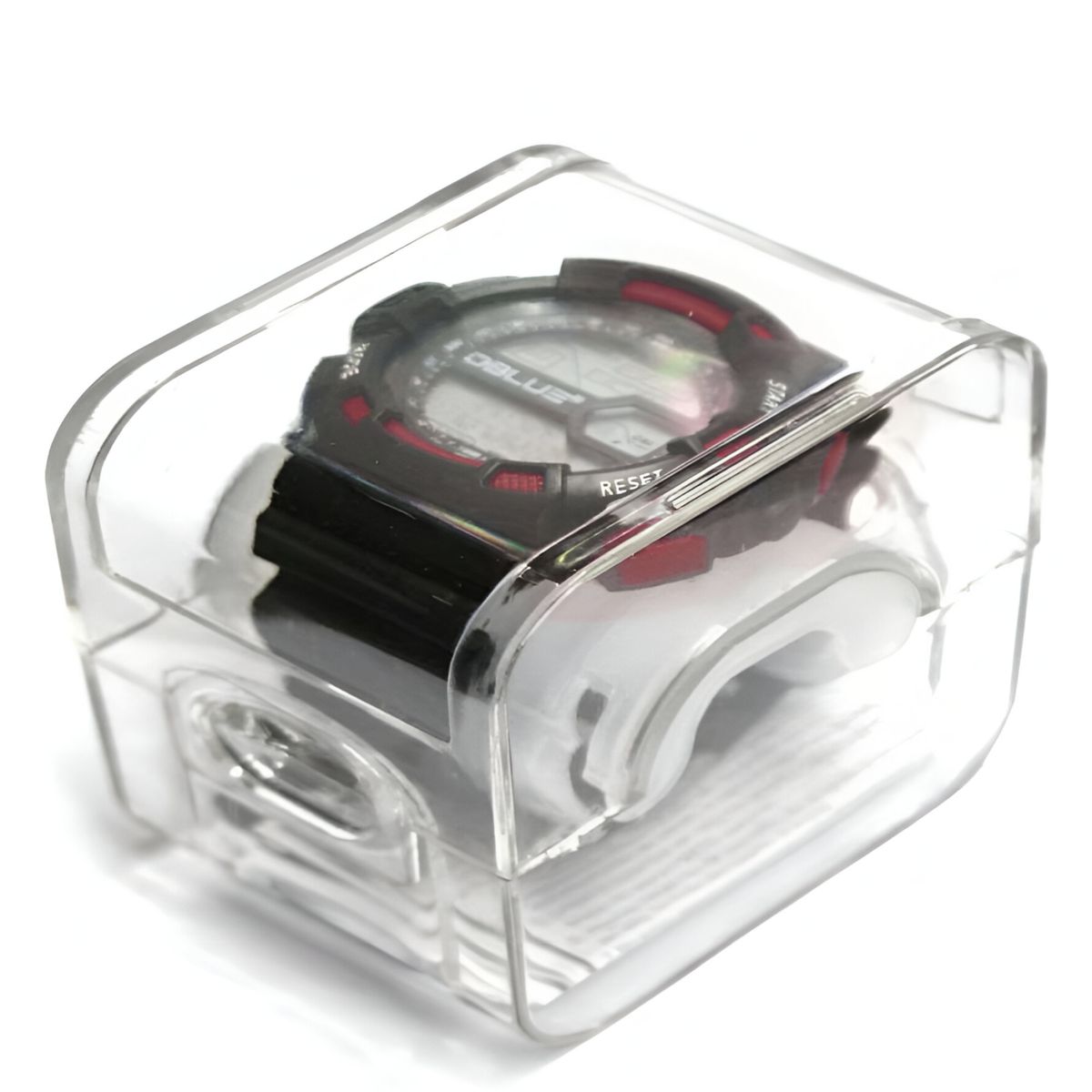 DBLUE - Reloj Digital Deportivo Multifuncional DBRGS01 RED EDITION - Rojo