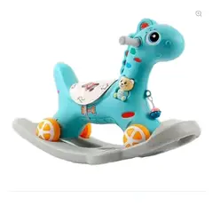 OEM - Caballo Balancín Infantil de Plástico con Diseño Clásico