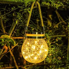 GEN - LUCES EN TARRO DECORATIVO SOLAR 30 LEDS IP65