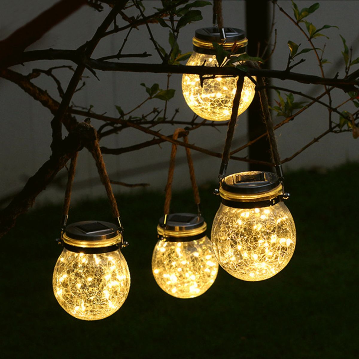 GEN - LUCES EN TARRO DECORATIVO SOLAR 30 LEDS IP65